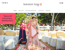 Tablet Screenshot of navdeepsoni.com